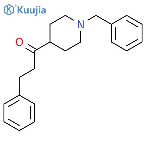1-Propanone, 3-phenyl-1-[1-(phenylmethyl)-4-piperidinyl]- structure