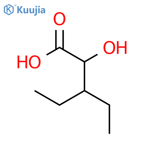 3-ethyl-2-hydroxypentanoic acid structure