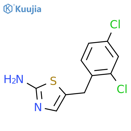 5-(2,4-dichlorophenyl)methyl-1,3-thiazol-2-amine structure