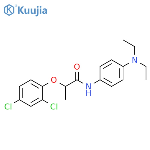 2-(2,4-dichlorophenoxy)-N-4-(diethylamino)phenylpropanamide structure