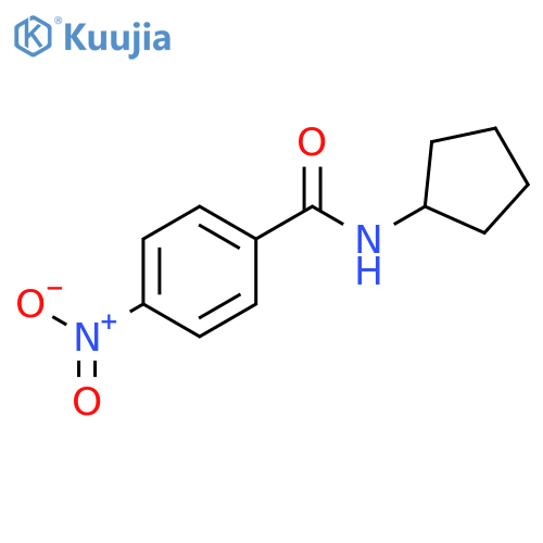 N-Cyclopentyl-4-nitrobenzamide structure