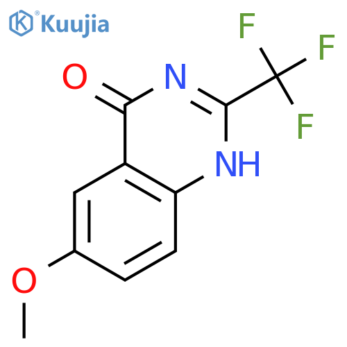 6-Methoxy-2-(trifluoromethyl)-1,4-dihydroquinazolin-4-one structure