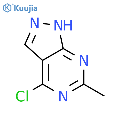 4-Chloro-6-methyl-1H-pyrazolo[3,4-d]pyrimidine structure