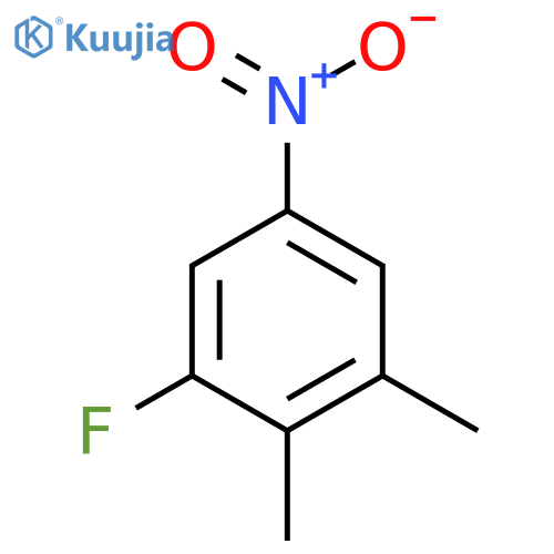 1,2-Dimethyl-3-fluoro-5-nitrobenzene structure