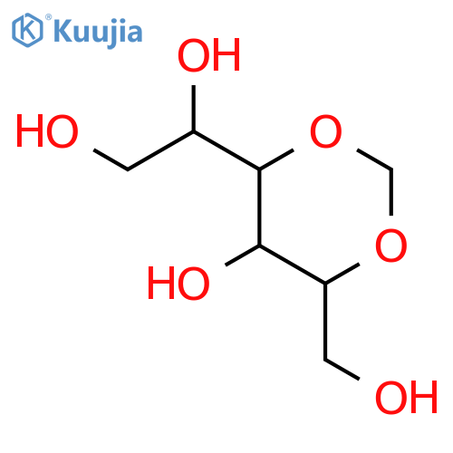 1-[5-hydroxy-6-(hydroxymethyl)-1,3-dioxan-4-yl]ethane-1,2-diol structure