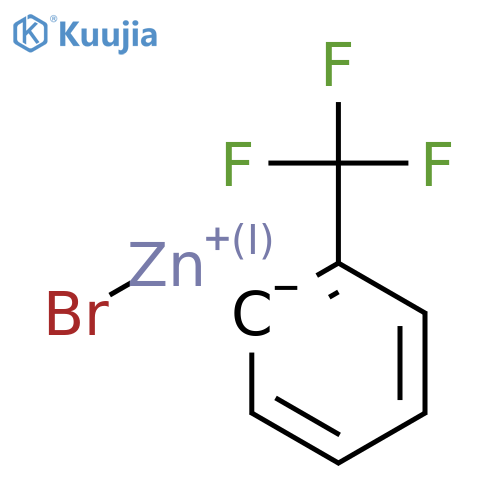 (2-(Trifluoromethyl)phenyl)zinc bromide, 0.50 M in THF structure