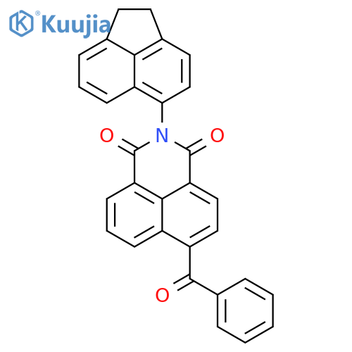 8-benzoyl-3-(1,2-dihydroacenaphthylen-5-yl)-3-azatricyclo7.3.1.0^{5,13}trideca-1(12),5,7,9(13),10-pentaene-2,4-dione structure