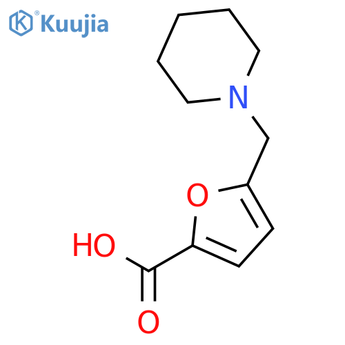 5-(Piperidin-1-ylmethyl)furan-2-carboxylic acid structure
