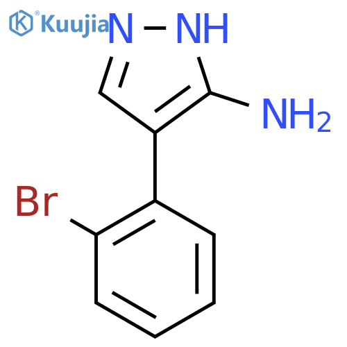 4-(2-bromophenyl)-1H-pyrazol-3-amine structure