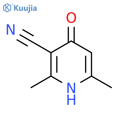 4-Hydroxy-2,6-dimethylpyridine-3-carbonitrile structure