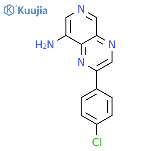 Pyrido[3,4-b]pyrazin-8-amine,2-(4-chlorophenyl)- structure