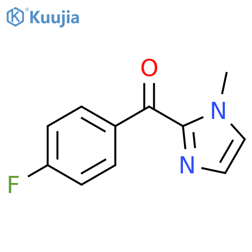 (4-fluorophenyl)(1-methyl-1H-imidazol-2-yl)-Methanone structure
