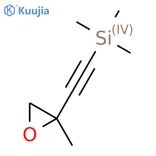 trimethyl2-(2-methyloxiran-2-yl)ethynylsilane structure