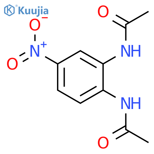 N,N'-(4-Nitro-1,2-phenylene)bisacetamide structure