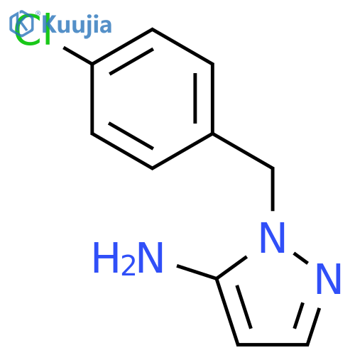 1-(4-Chlorobenzyl)-1H-pyrazol-5-amine structure
