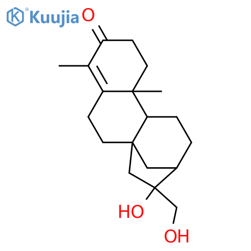 16,17-Dihydroxy-19-nor-4-kauren-3-one; (ent-16βOH)-form structure