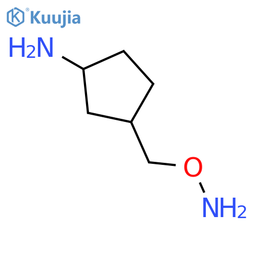 Cyclopentanamine,3-[(aminooxy)methyl]- structure