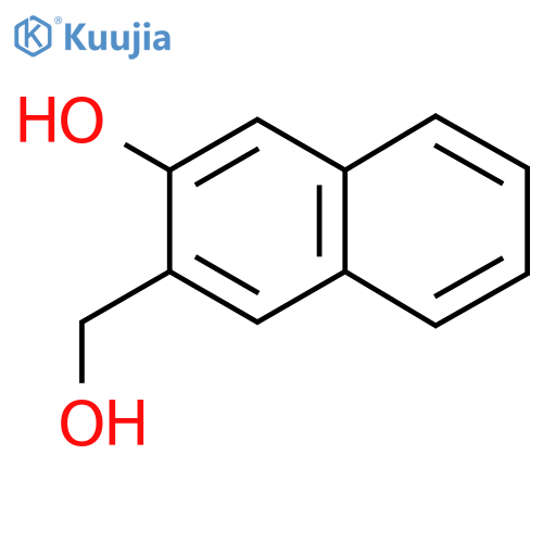 3-(Hydroxymethyl)naphthalen-2-ol structure