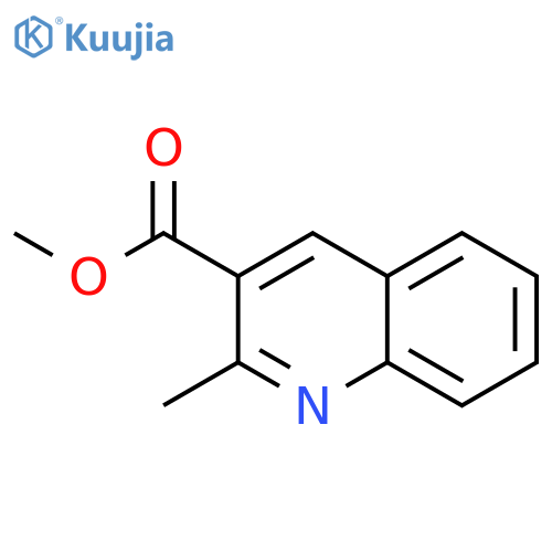 Methyl 2-methylquinoline-3-carboxylate structure