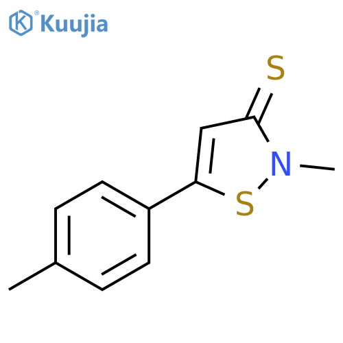 3(2H)-Isothiazolethione, 2-methyl-5-(4-methylphenyl)- structure