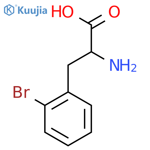 Phenylalanine,2-bromo- structure