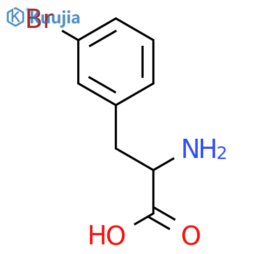 3-Bromo-DL-phenylalanine structure