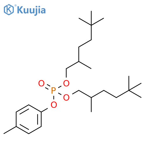 Phosphoric acid, 4-methylphenyl bis(2,5,5-trimethylhexyl) ester structure