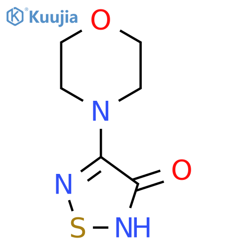 4-(morpholin-4-yl)-1,2,5-thiadiazol-3-ol structure
