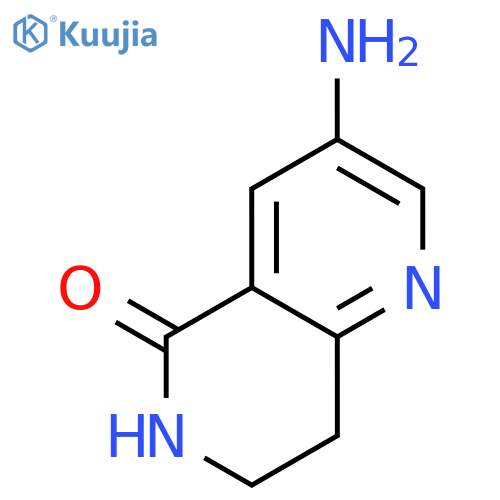 3-Amino-5,6,7,8-tetrahydro-1,6-naphthyridin-5-one structure
