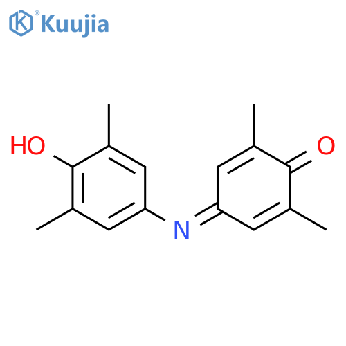 2,5-Cyclohexadien-1-one,4-[(4-hydroxy-3,5-dimethylphenyl)imino]-2,6-dimethyl- structure
