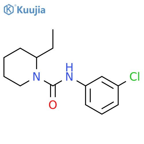 N-(3-Chlorophenyl)-2-ethylpiperidine-1-carboxamide structure