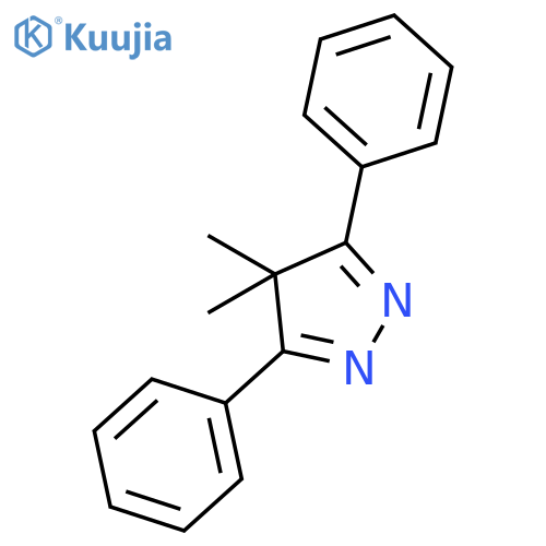 4H-Pyrazole,4,4-dimethyl-3,5-diphenyl- structure