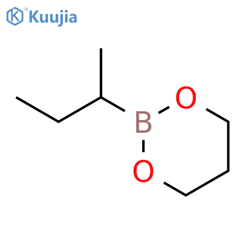 1,3,2-Dioxaborinane, 2-(1-methylpropyl)- structure