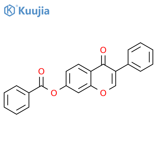 4-oxo-3-phenyl-4H-chromen-7-yl benzoate structure
