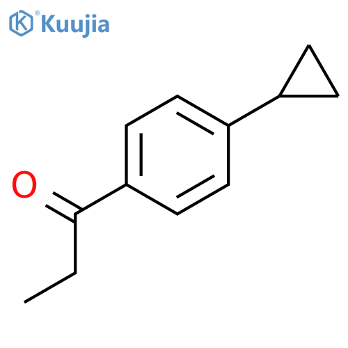 1-(4-cyclopropylphenyl)propan-1-one structure
