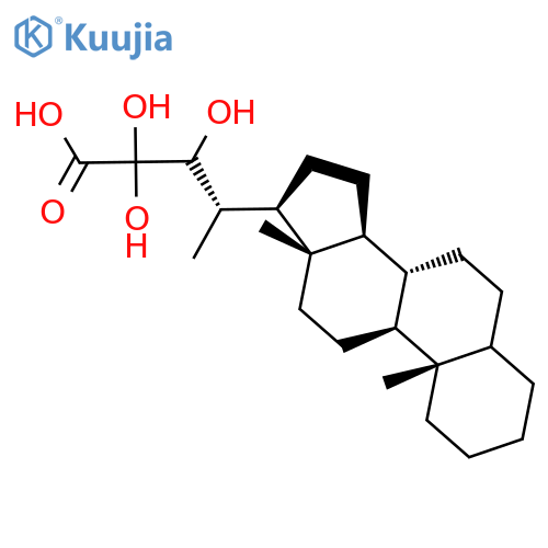 Cholan-24-oic acid, trihydroxy- structure