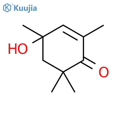2-Cyclohexen-1-one, 4-hydroxy-2,4,6,6-tetramethyl- structure