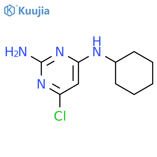 6-chloro-N~4~-cyclohexyl-2,4-pyrimidinediamine structure