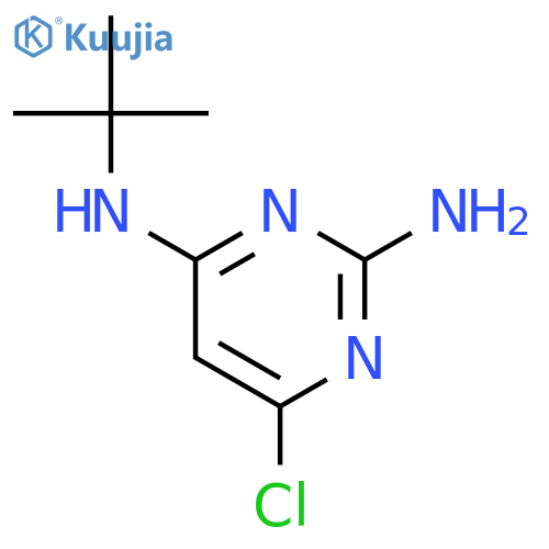 N4-tert-butyl-6-chloropyrimidine-2,4-diamine structure