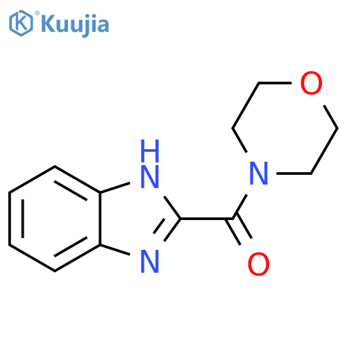 1H-benzimidazol-2-yl(morpholin-4-yl)methanone structure