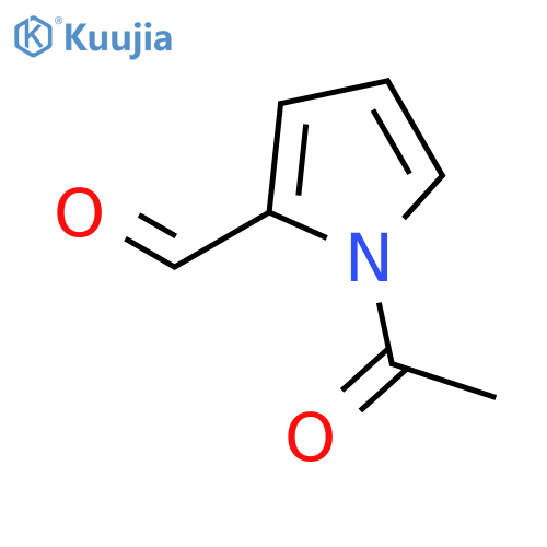 1-acetyl-1H-Pyrrole-2-carboxaldehyde structure