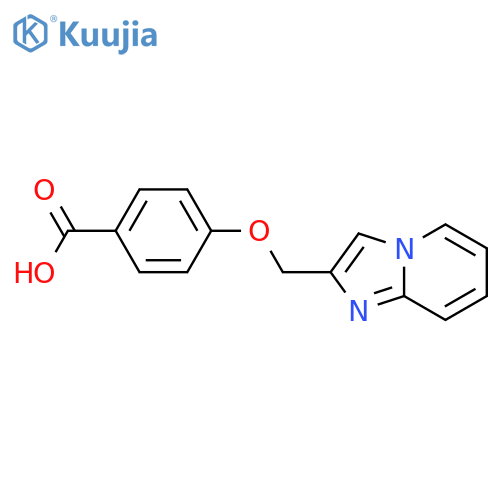 4-{Imidazo1,2-apyridin-2-ylmethoxy}benzoic Acid structure