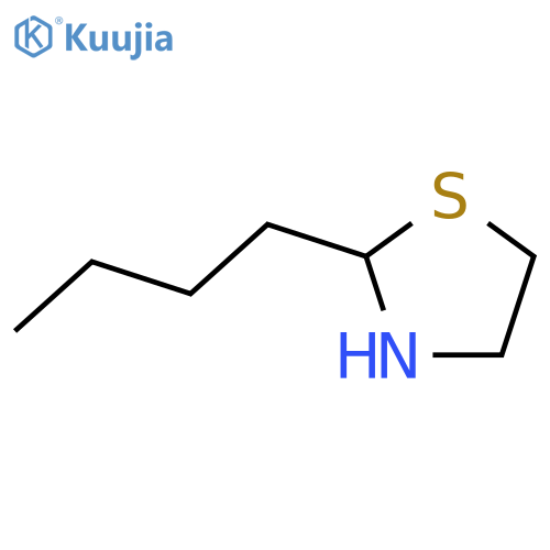 Thiazolidine, 2-butyl- structure