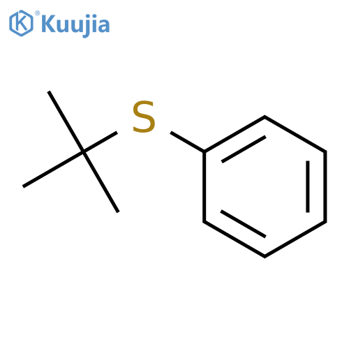 Benzene,[(1,1-dimethylethyl)thio]- structure