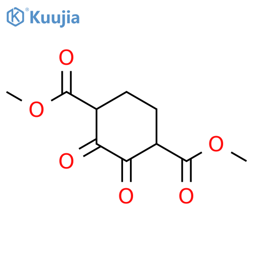 1,4-CYCLOHEXANEDICARBOXYLIC ACID, 2,3-DIOXO-, DIMETHYL ESTER structure