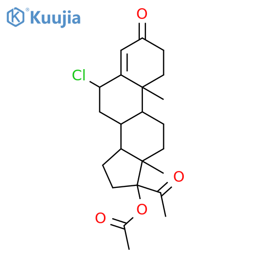Chlormadinone acetate structure