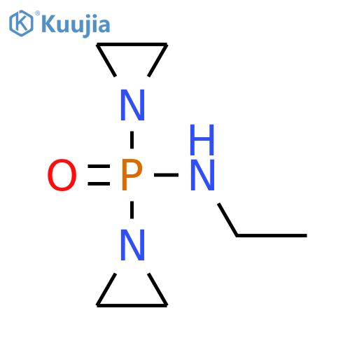 Phosphinic amide,P,P-bis(1-aziridinyl)-N-ethyl- structure