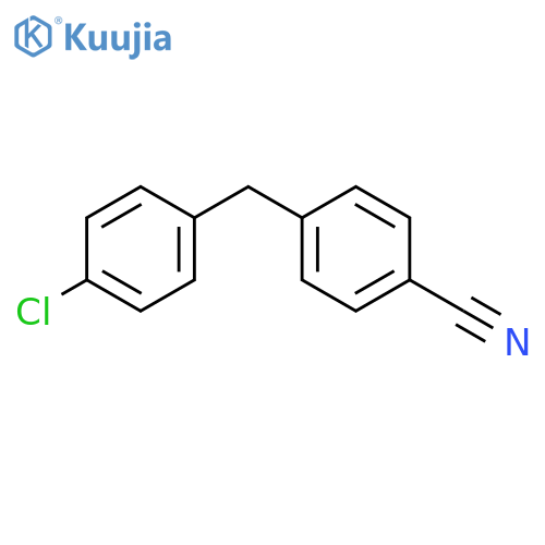 Benzonitrile, 4-[(4-chlorophenyl)methyl]- structure