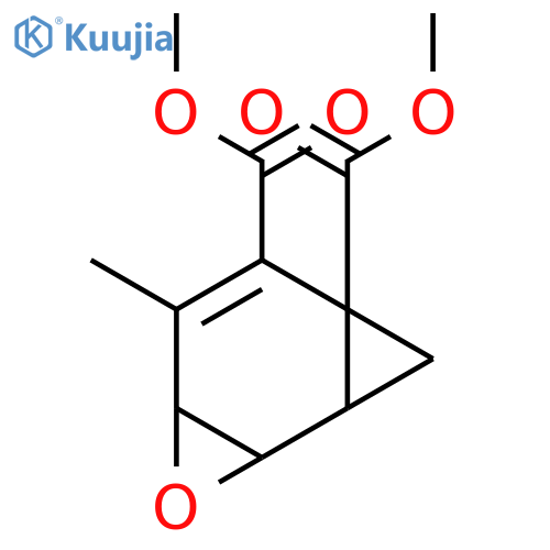 3-Oxatricyclo[5.1.0.02,4]oct-5-ene-6,7-dicarboxylicacid, 5-methyl-, dimethyl ester, (1a,2a,4a,7a)- (9CI) structure