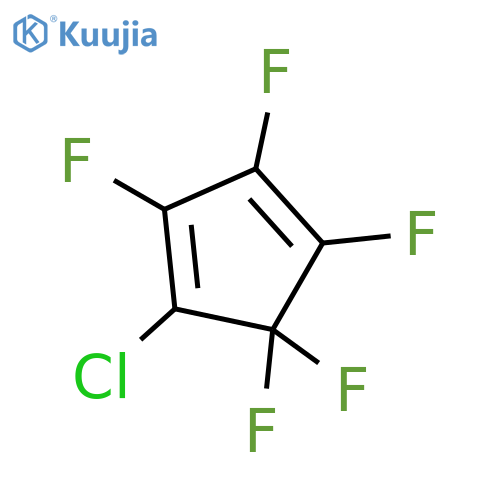 1,3-Cyclopentadiene,1-chloro-2,3,4,5,5-pentafluoro- structure